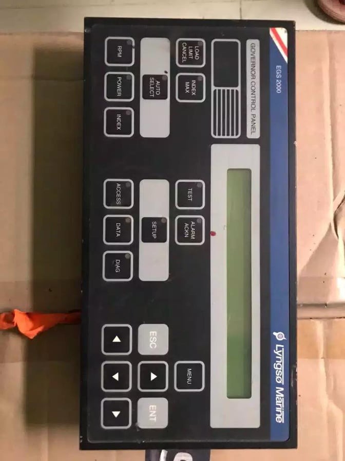 Lyngso Marine  EGS 2000 Governor Control Panel | Brand New |