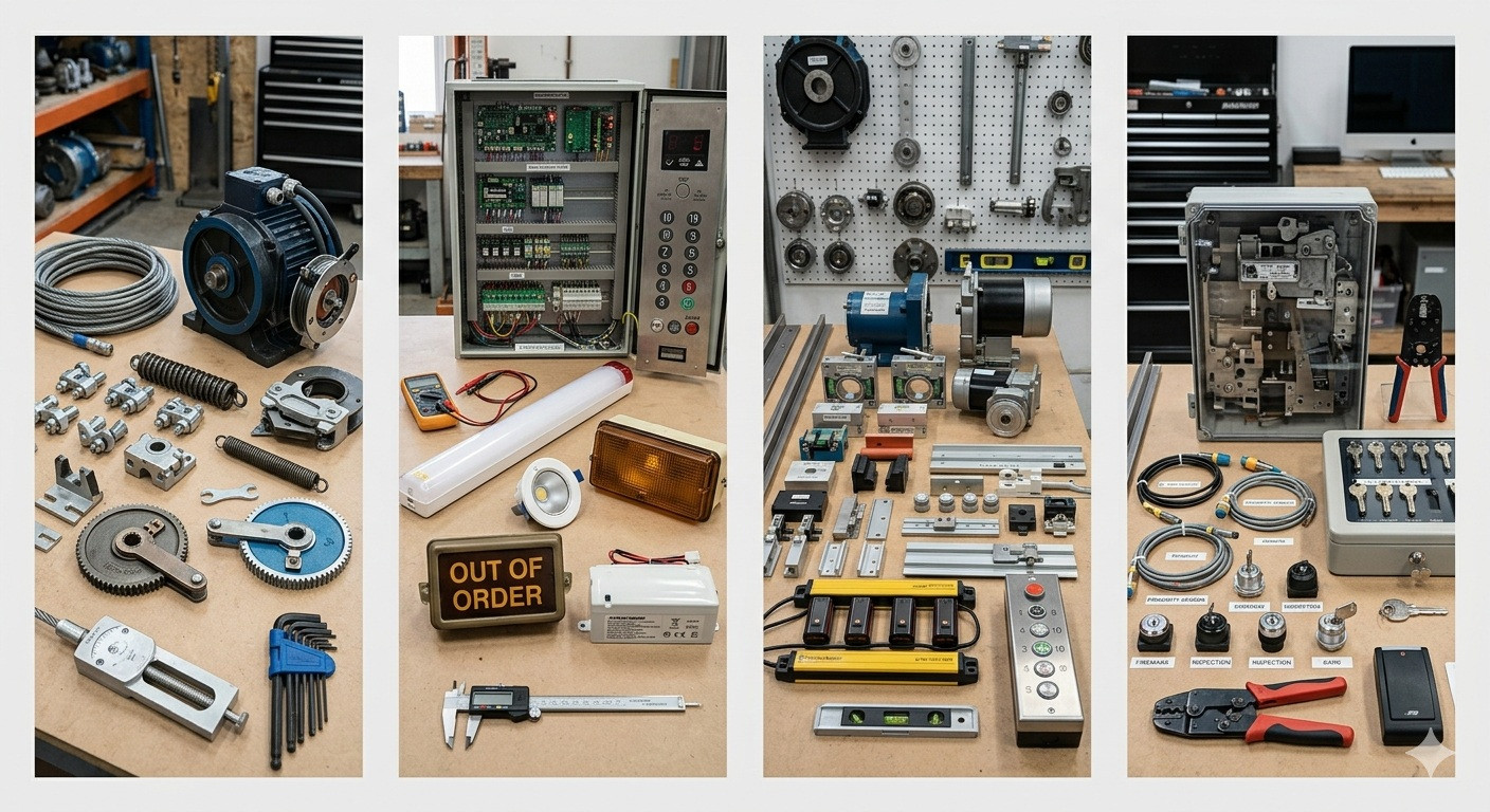 List of Elevator Parts: Complete Guide to Lift Components