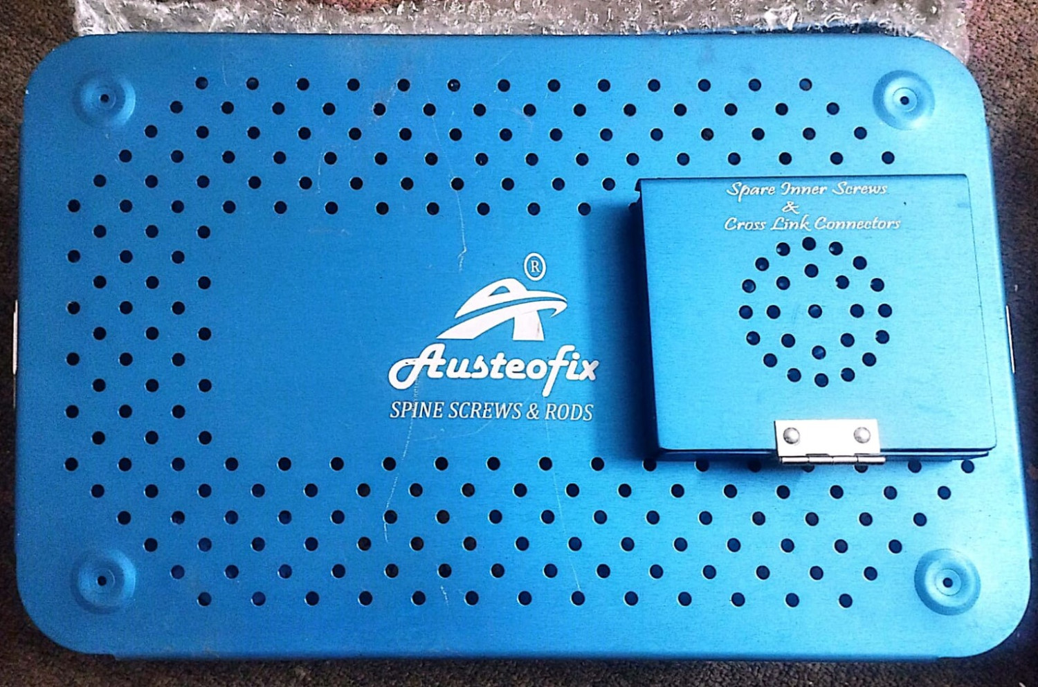 Austeofix Surgical Sterilization Tray- Screw Rack For Spinal Pedicle Screw, Rod | Brand New |